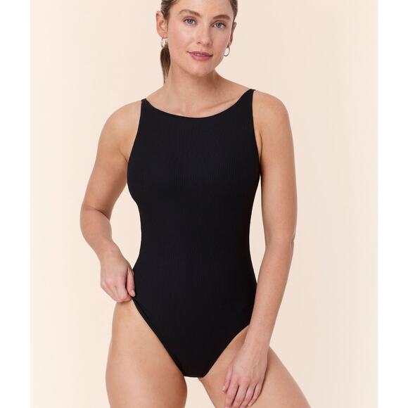 Andie Swim The Crane One Piece in Black XS Tall NWT - Picture 6 of 6
